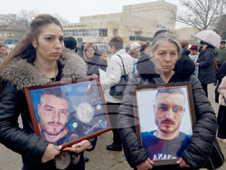 Червен бряг - войната по пътищата - протест