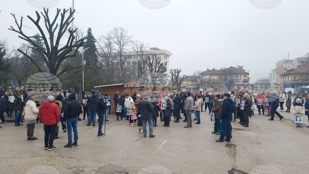 Червен бряг - войната по пътищата - протест