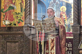 Търговище - храм „Св. Успение Богородично“ - неделна служба и проповед