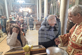 Търговище - храм „Св. Успение Богородично“ - неделна служба и проповед