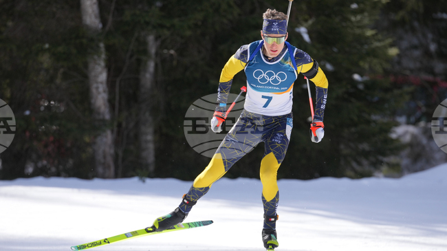 Константин Василев завърши 57-и в преследването по биатлон на Олмипадата в Милано-Кортина, Мартин Понсилуома спечели титлата 