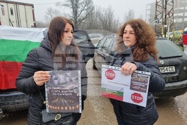 Монтана - състояние на пътищата - протест