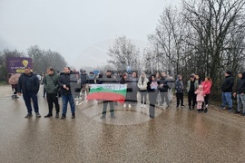 Монтана - състояние на пътищата - протест