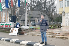 Червен бряг - война по пътищата - протест