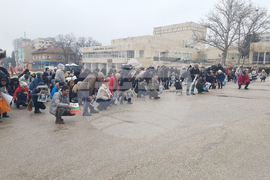 Червен бряг - война по пътищата - протест