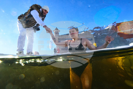 Russia Ice Swimming