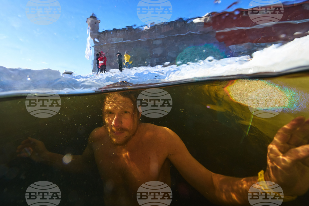 Russia Ice Swimming