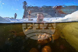 Russia Ice Swimming