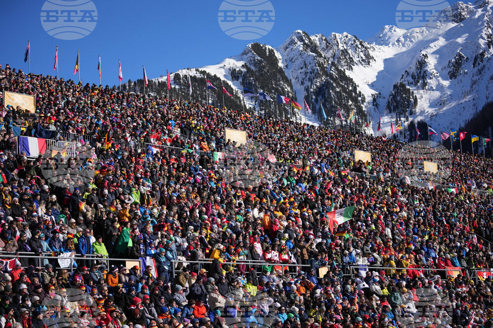 APTOPIX Milan Cortina Olympics Biathlon