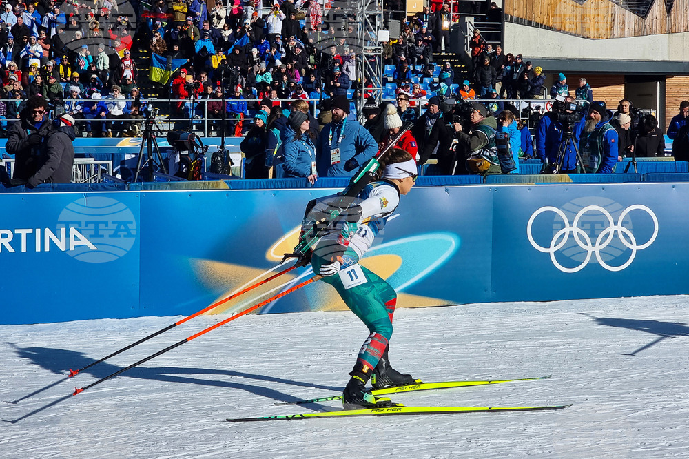 Italy - Winter Olympic Games Milan-Cortina 2026 - Biathlon - Pursuit