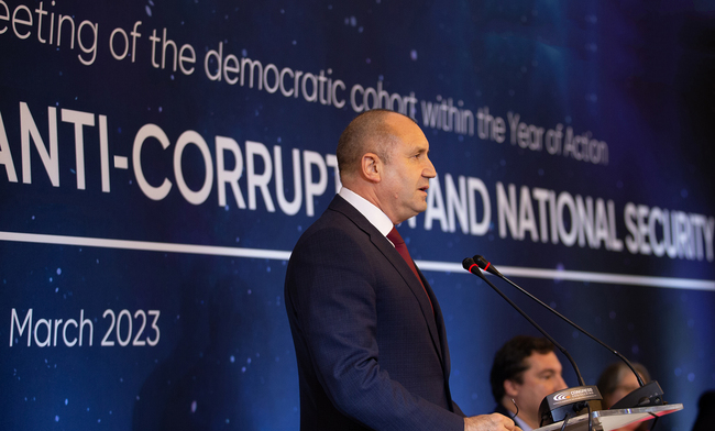 President: It Is Bulgaria's Sovereign Decision not to Support or Participate in Joint EU Ammo Order for Ukraine