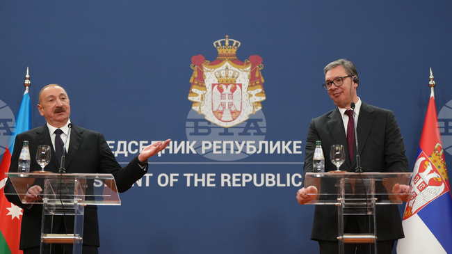 Сърбия и Азербайджан подписаха 7 споразумения за сътрудничество в присъствието на президентите на двете държави