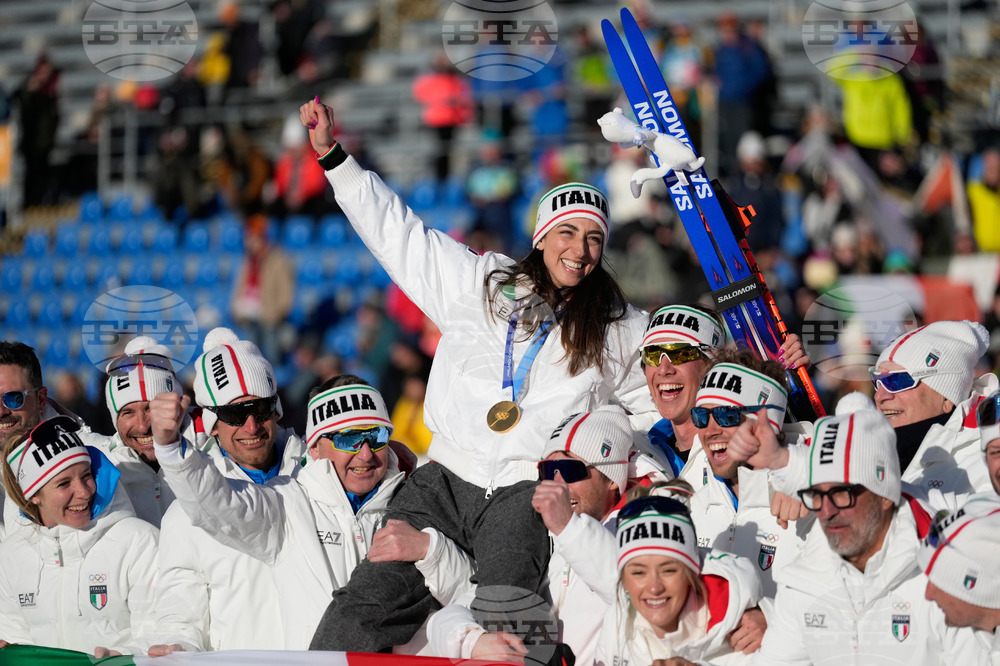 CORRECTION Milan Cortina Olympics Biathlon