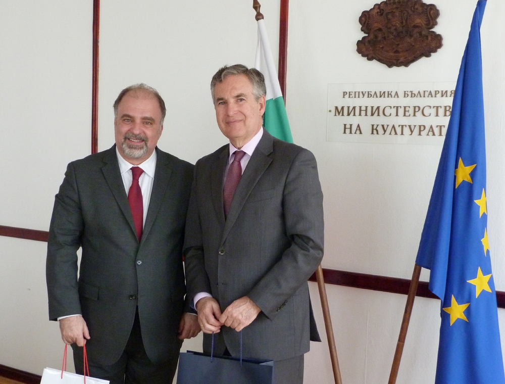 Министерство на културата: Министър Тодоров се срещна с посланика на Испания Н. Пр. Алехандро Поланко