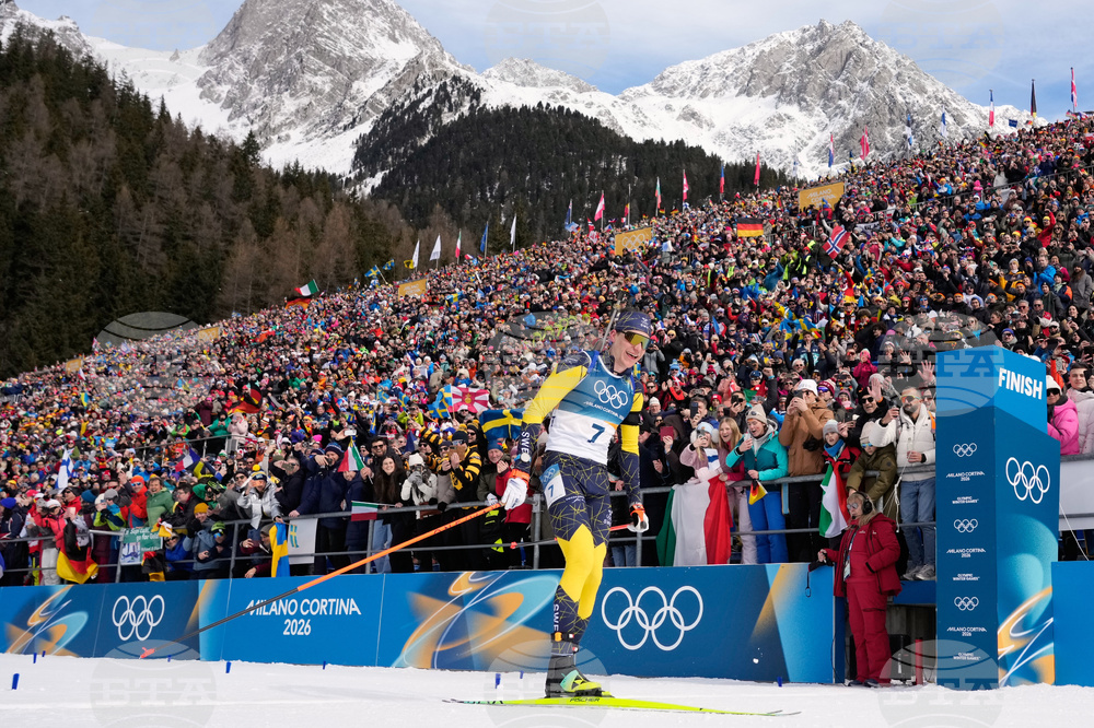 APTOPIX Milan Cortina Olympics Biathlon