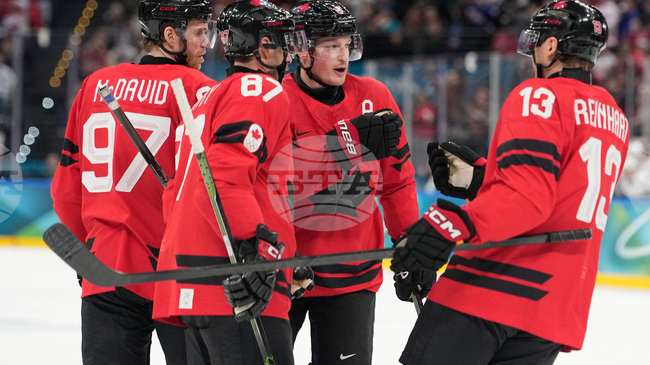 Мъжкият хокеен отбор на Канада продължава с победите на Олимпийските игри след десет гола във вратата на Франция