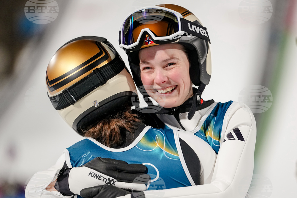CORRECTION Milan Cortina Olympics Ski Jumping