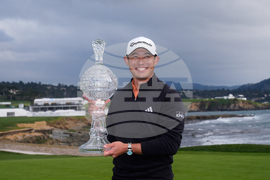 APTOPIX Pebble Beach Golf