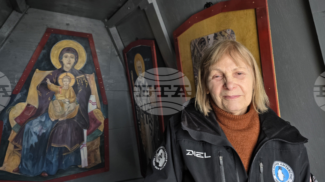 Icon Painter Ganka Pavlova Brings New Icons Inspired by Boyana Church to Bulgaria’s Antarctic Base