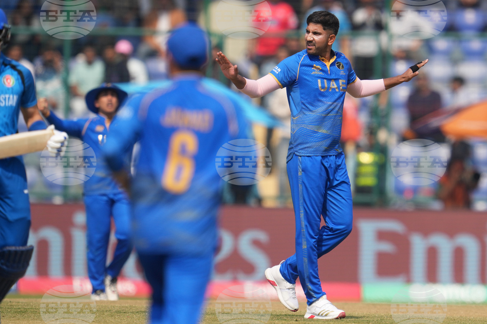 CORRECTION Afghanistan United Arab Emirates T20 WCup Cricket