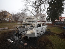 Бистрица - запален автомобил