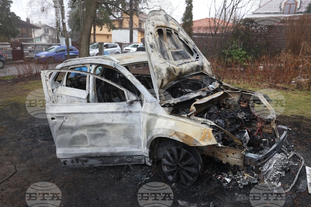 Бистрица - запален автомобил