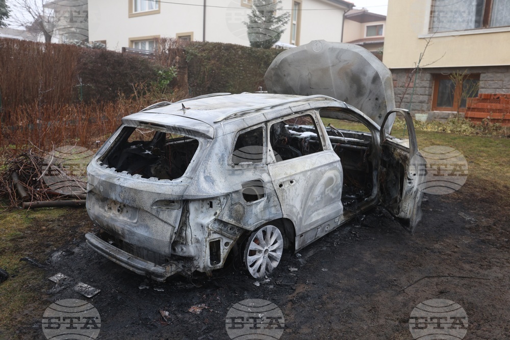 Бистрица - запален автомобил