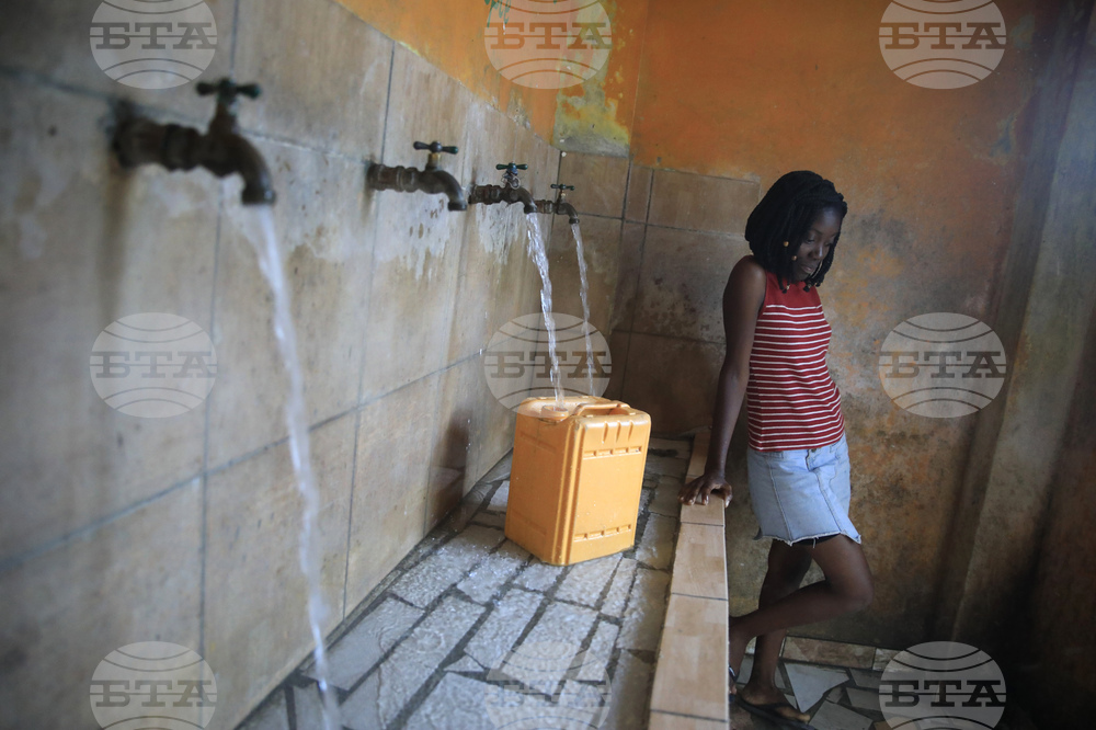 APTOPIX Haiti World Water Day