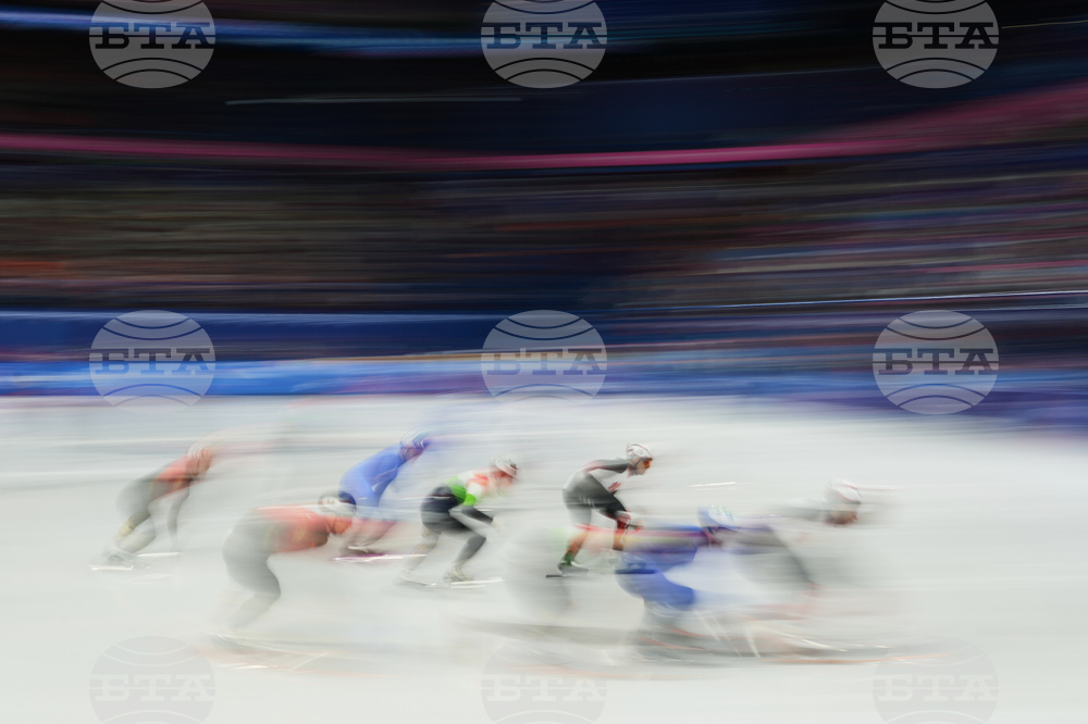APTOPIX Milan Cortina Olympics Short Track Speedskating