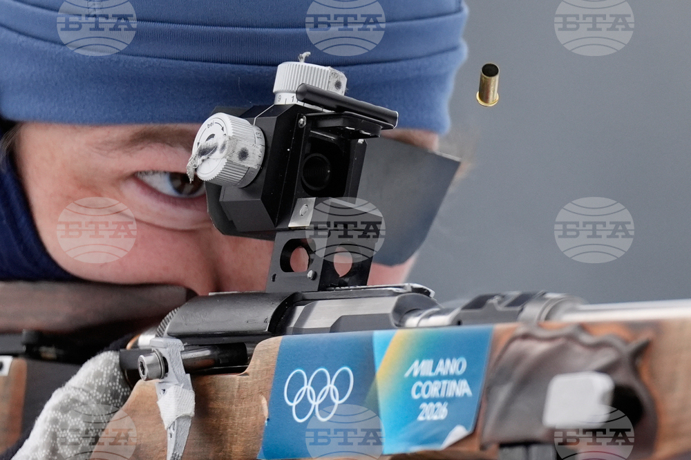 APTOPIX Milan Cortina Olympics Biathlon