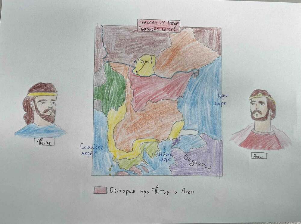 Форми за множествено число и началото на Второто българско царство изучаваха ученици от училище „Българска светлица“ в Украйна