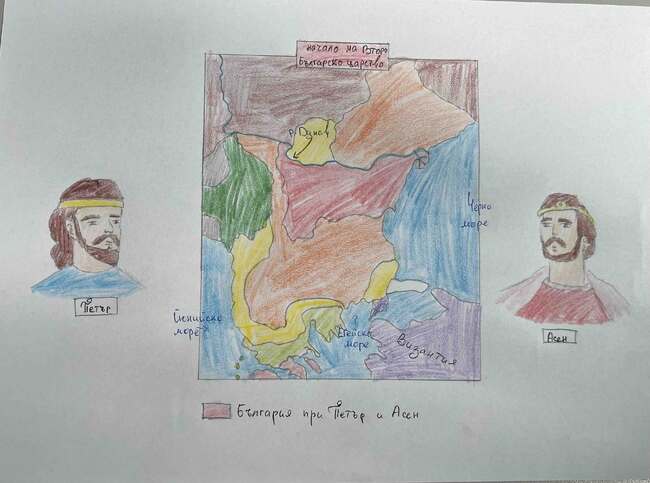 Форми за множествено число и началото на Второто българско царство изучаваха ученици от училище „Българска светлица“ в Украйна