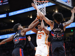Pistons Hawks Basketball