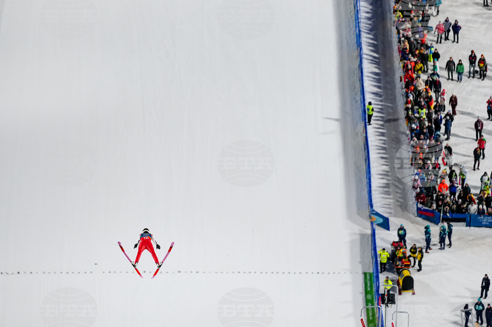 APTOPIX Milan Cortina Olympics Ski Jumping