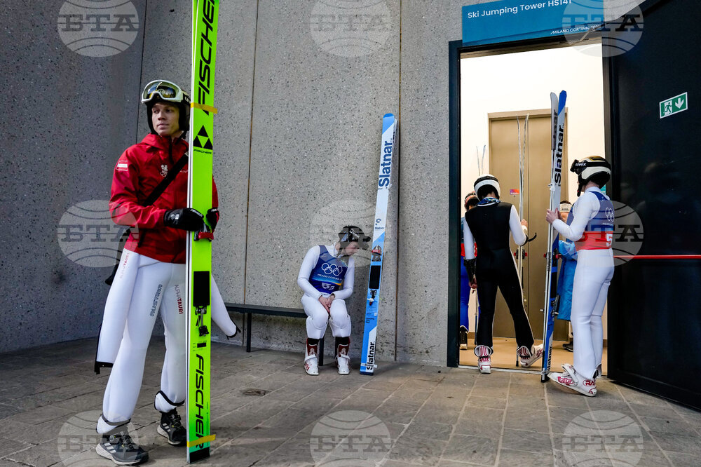 APTOPIX Milan Cortina Olympics Ski Jumping