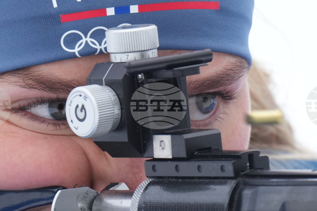 APTOPIX Milan Cortina Olympics Biathlon