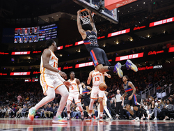 Pistons Hawks Basketball