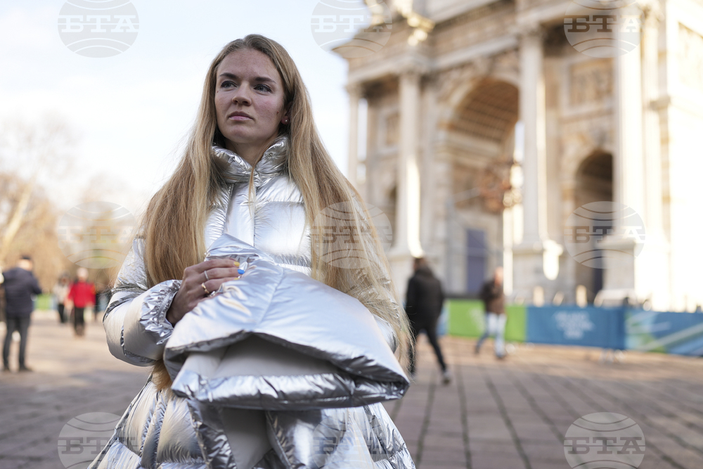Milan Cortina Olympics Ukraine Russian Sign Bearer