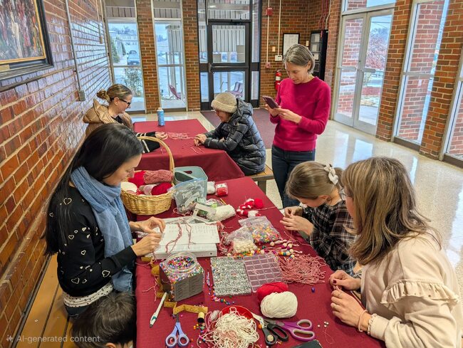 Българското училище „Академия Христо Ботев“ във Вашингтон, САЩ, организира работилница за мартеници 