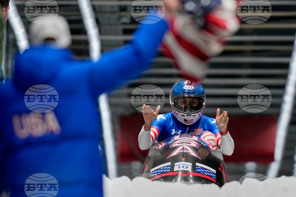 APTOPIX Milan Cortina Olympics Bobsled