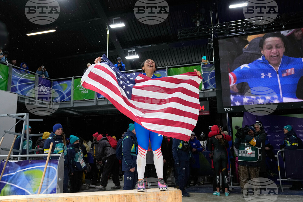 APTOPIX Milan Cortina Olympics Bobsled