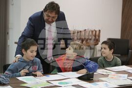 Иван Шишков - деца - среща