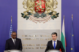 Кирил Петков - Лойд Дж. Остин - пресконференция