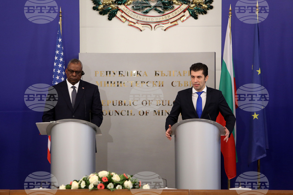 Кирил Петков - Лойд Дж. Остин - пресконференция