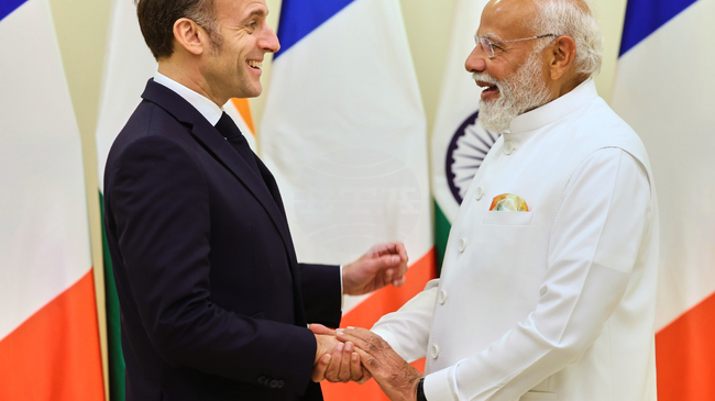 Макрон похвали "забележителния напредък" в отношенията между Франция и Индия