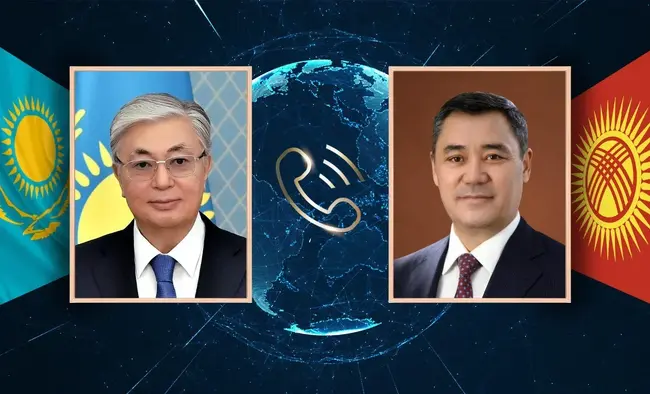 КАБАР: Киргизстанският президент разговаря по телефона с казахстанския си колега