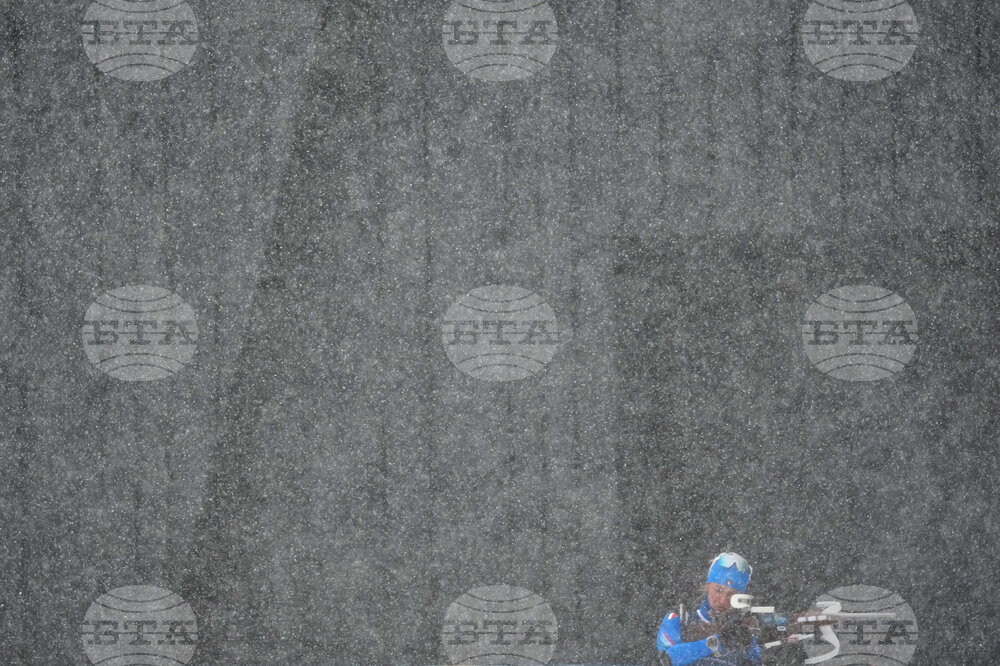 APTOPIX Milan Cortina Olympics Biathlon