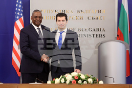 Кирил Петков - Лойд Дж. Остин - пресконференция