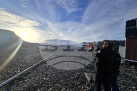 Antarctica - Solar eclipse