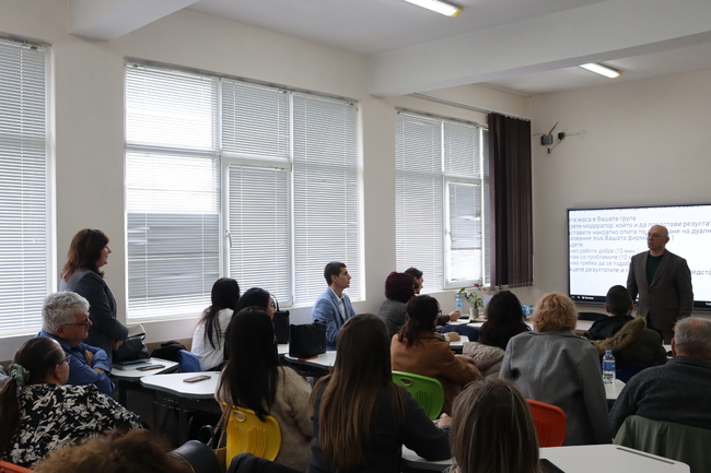 Регионално управление на образованието – Търговище: Работна среща по програма ДОМИНО 2 събра представители на професионалните гимназии и бизнеса в Търговище